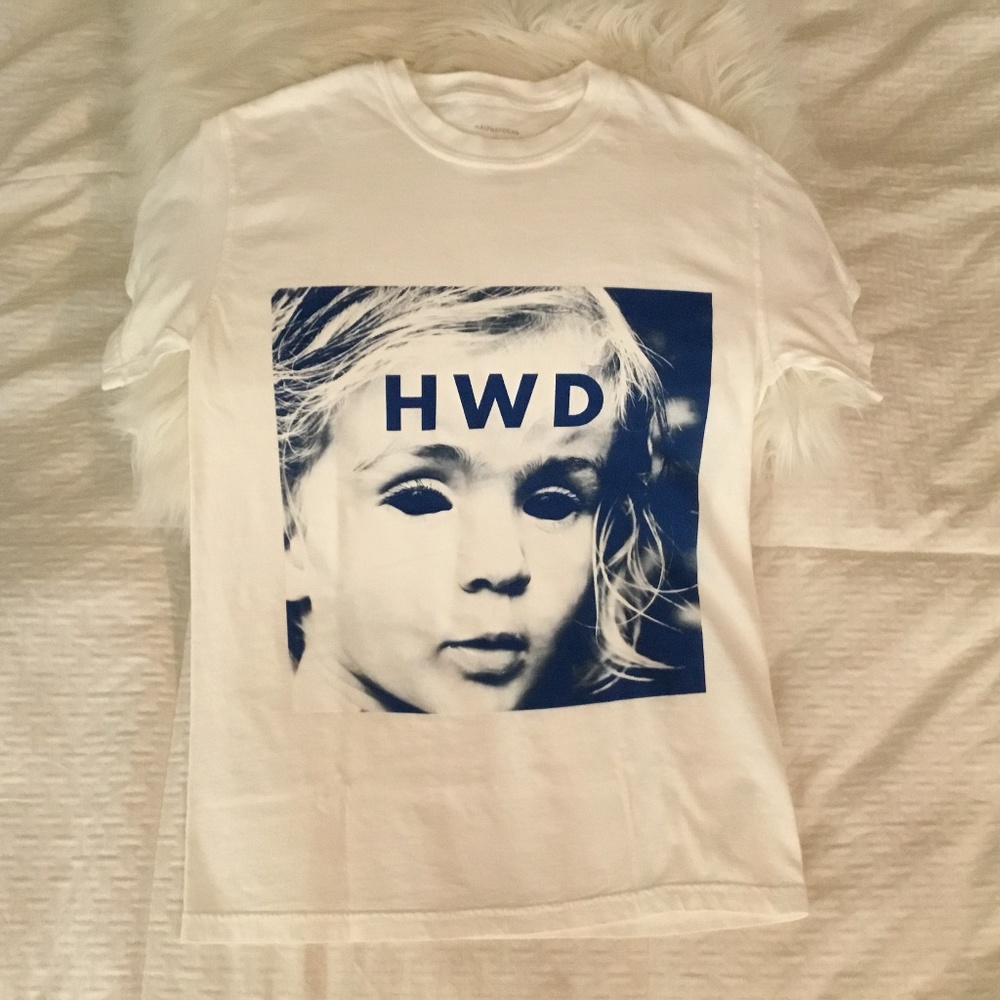 Half-Way Dead White T-Shirt with print